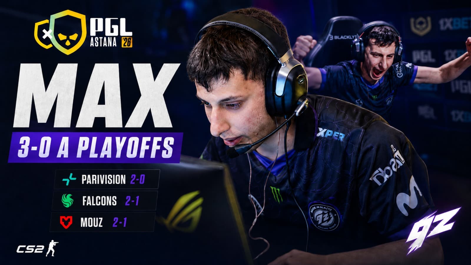 9z rompe los pronósticos y se mete en playoffs de Astana tras tumbar a MOUZ